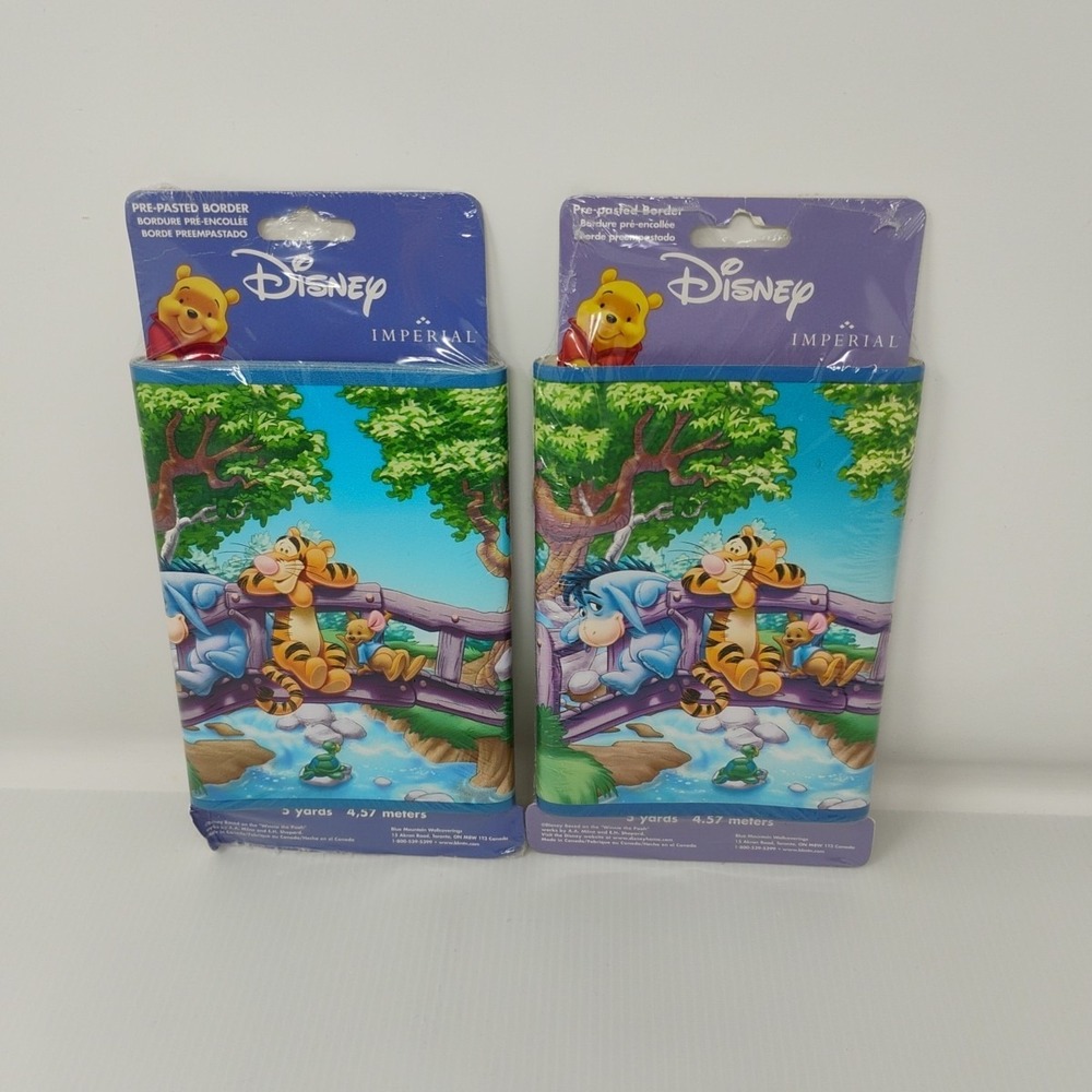 Winnie The Pooh Self Stick Wall Border‎ Disney Imperial 2 Packs 5 Yards See Note